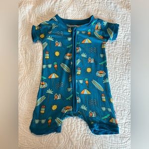 Little Sleepies Shortie Romper 6-12mo GUC